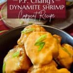 Dynamite Shrimp Copycat Recipe for Pinterest.