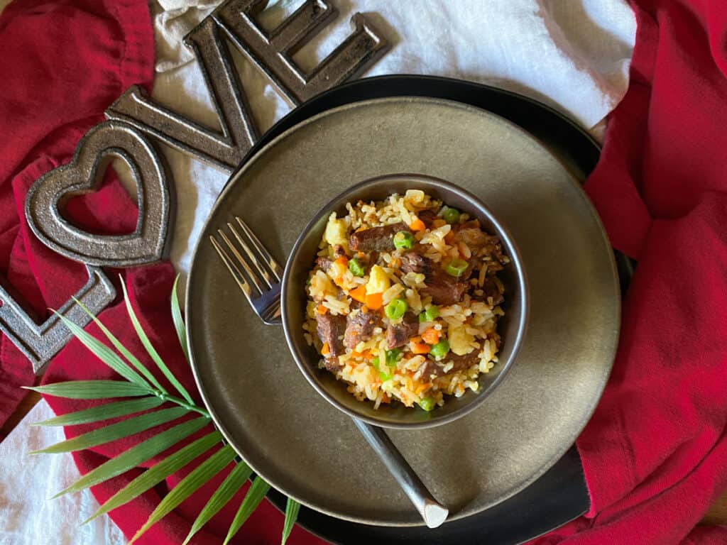Steak Fried Rice Recipe - JOZmahal