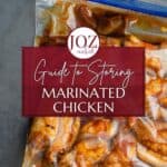 Marinated chicken wings for Pinterest.
